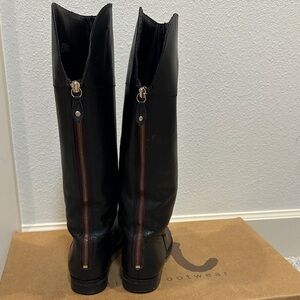 Matisse Black Leather Knee-High Boots